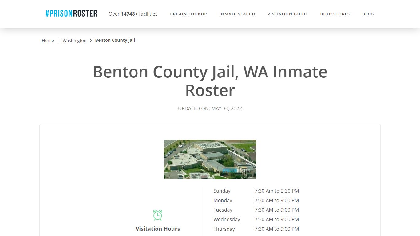 Benton County Jail, WA Inmate Roster
